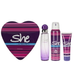 ست ادو تویلت زنانه شی سکرت She Secret Eau De Toilette Gift Set For Women 50ml