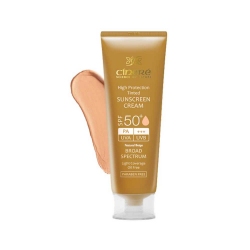 کرم ضد آفتاب رنگی سینره مناسب انواع پوست +SPF50 بژ طبیعی