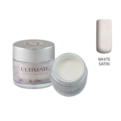 پودر کاشت ناخن آی بی آی مدل White Satin وزن 9 گرم