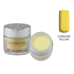 پودر کاشت ناخن آی بی آی مدل Sunshine Yellow وزن 9 گرم