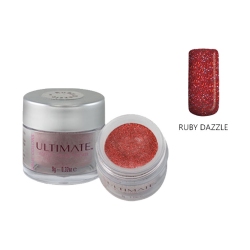 پودر کاشت ناخن آی بی آی مدل Ruby Dazzle وزن 9 گرم