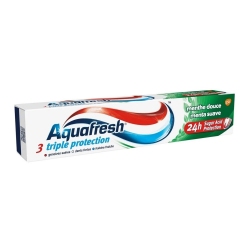 خمیر دندان سه کاره آکوا فرش Aquafresh Mild and Minty حجم 75 میلی لیتر