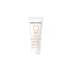 ضد آفتاب رنگی درماتیپیک رنگ رزبژ پوست خشک SPF50