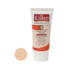 کرم ضد آفتاب الارو SPF50 مناسب انواع پوست رنگ بژ طبیعی کرم ضد آفتاب الارو SPF50 مناسب انواع پوست رنگ بژ طبیعی
