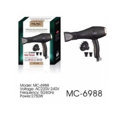 سشوار سوپر سالن دیجیتال 2750 وات MAC-6988 مک استایلر 