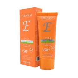 ضد آفتاب spf50  بژ روشن مناسب پوست چرب اویدرم اویسان حجم  40 میلی لیتر