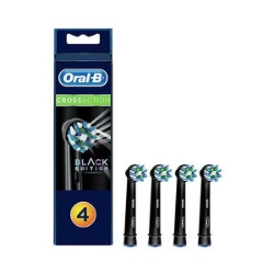 یدک مسواک برقی اورال-بی مدل Cross action Black Edition بسته 4 عددی