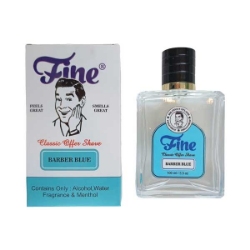 افتر شیو فاین fine مدل  barber blue حجم 100 میلی لیتر