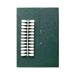 آلبوم لاک ژل کتابی سبز (به همراه ناخن) 120 عددی