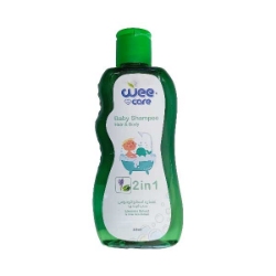شامپو بچه وی کر wee care مناسب سر و بدن حاوی عصاره اسطوخودوس حجم 225 میلی لیتر
