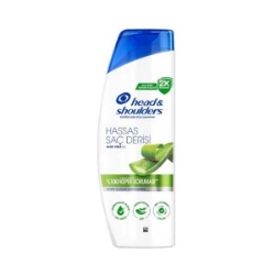 شامپو هد اند شولدر HEAD & SHOULDERS مناسب کف سر حساس حاوی عصاره آلوئه ورا حجم 330 میلی لیتر