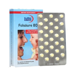 فولیک اسید 800 میکرو گرم یوروویتال 60 عددی فولیک اسید 800 میکرو گرم یوروویتال 60 عددی